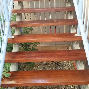 Timber staircase